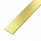 Профиль алюминиевый декоративный золото матовое
