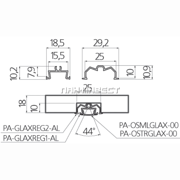 Led Alyuminievyj Profil Glax S Regulirovkoj Ugla Kupit V Minske